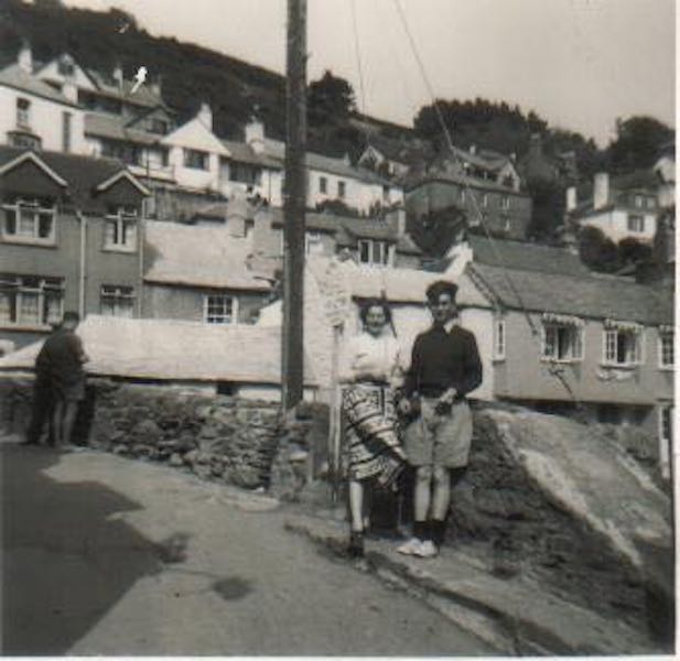 Cornwall 1953 with Aunt Hilda