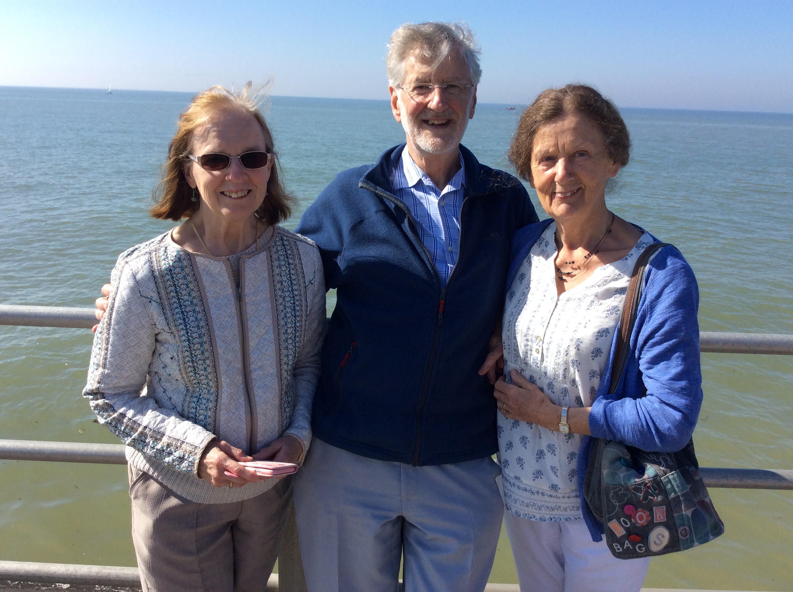 Margaret,Nelson and Ruth at Minnis Bay