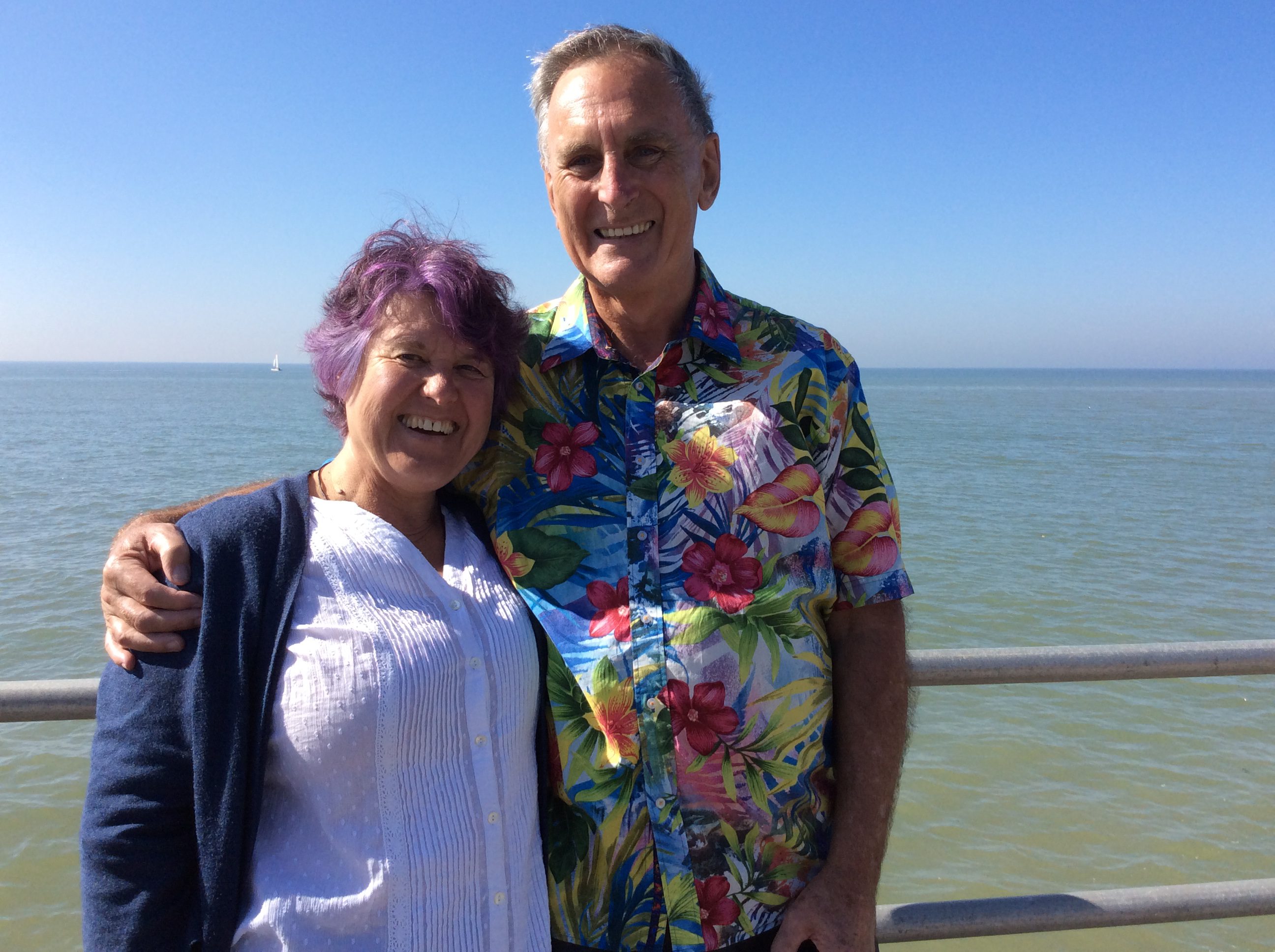 Anne and Ken at Minnis Bay