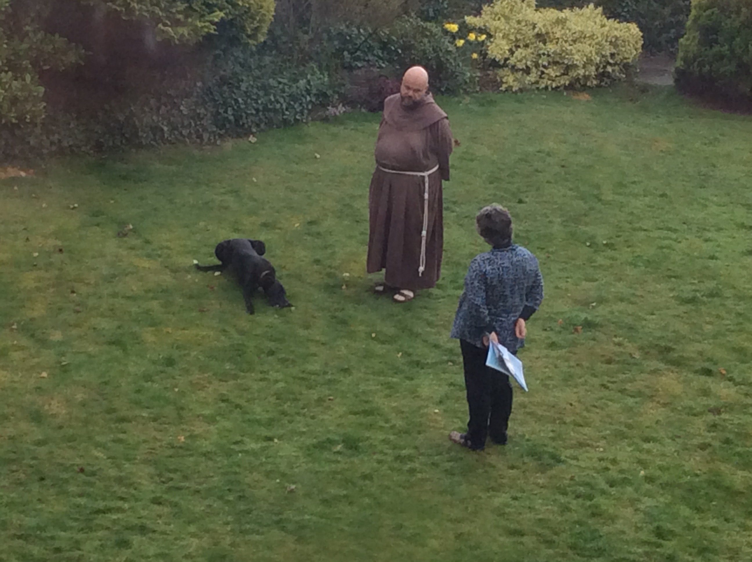 Brother Joseph-Emmanuel ssf and the Friary Dog